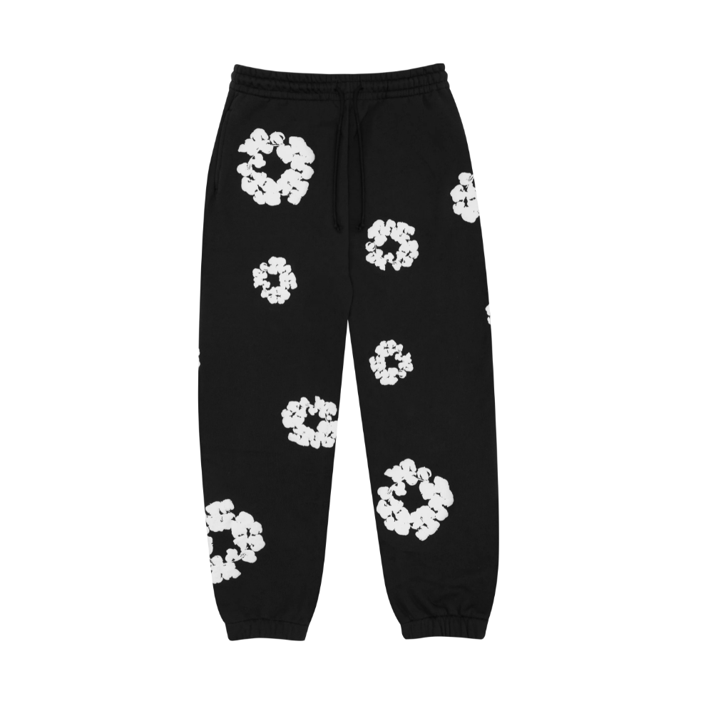 Denim Tears (The Cotton Wreath) Sweatpants Black