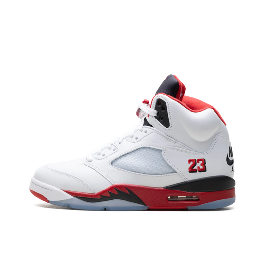Air Jordan 5 "Fire Red - Black Tongue (2025)"