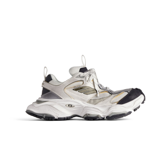 Balenciaga MEN'S CARGO SNEAKER IN WHITE/GREY