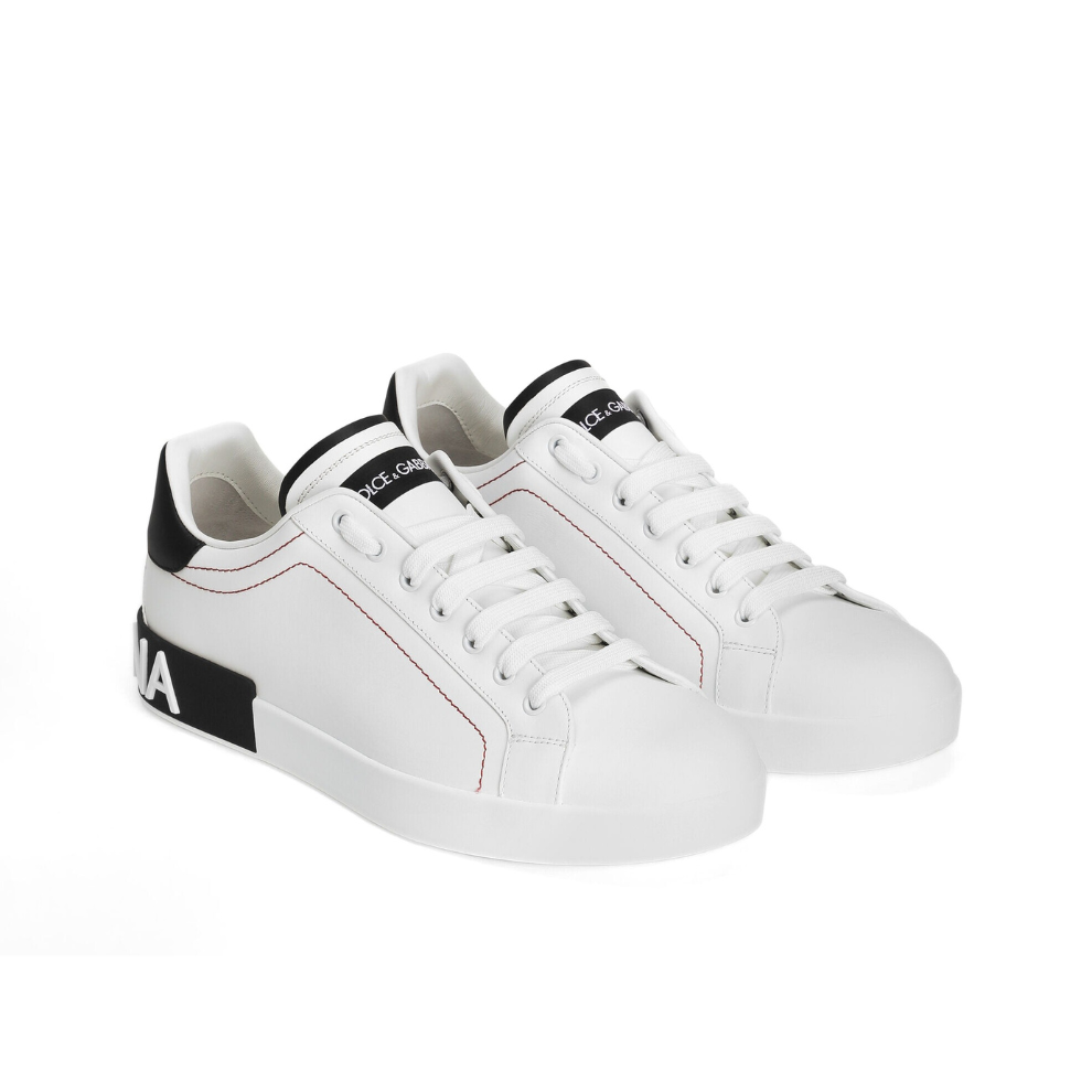 DOLCE & GABBANA Calfskin nappa Portofino sneakers