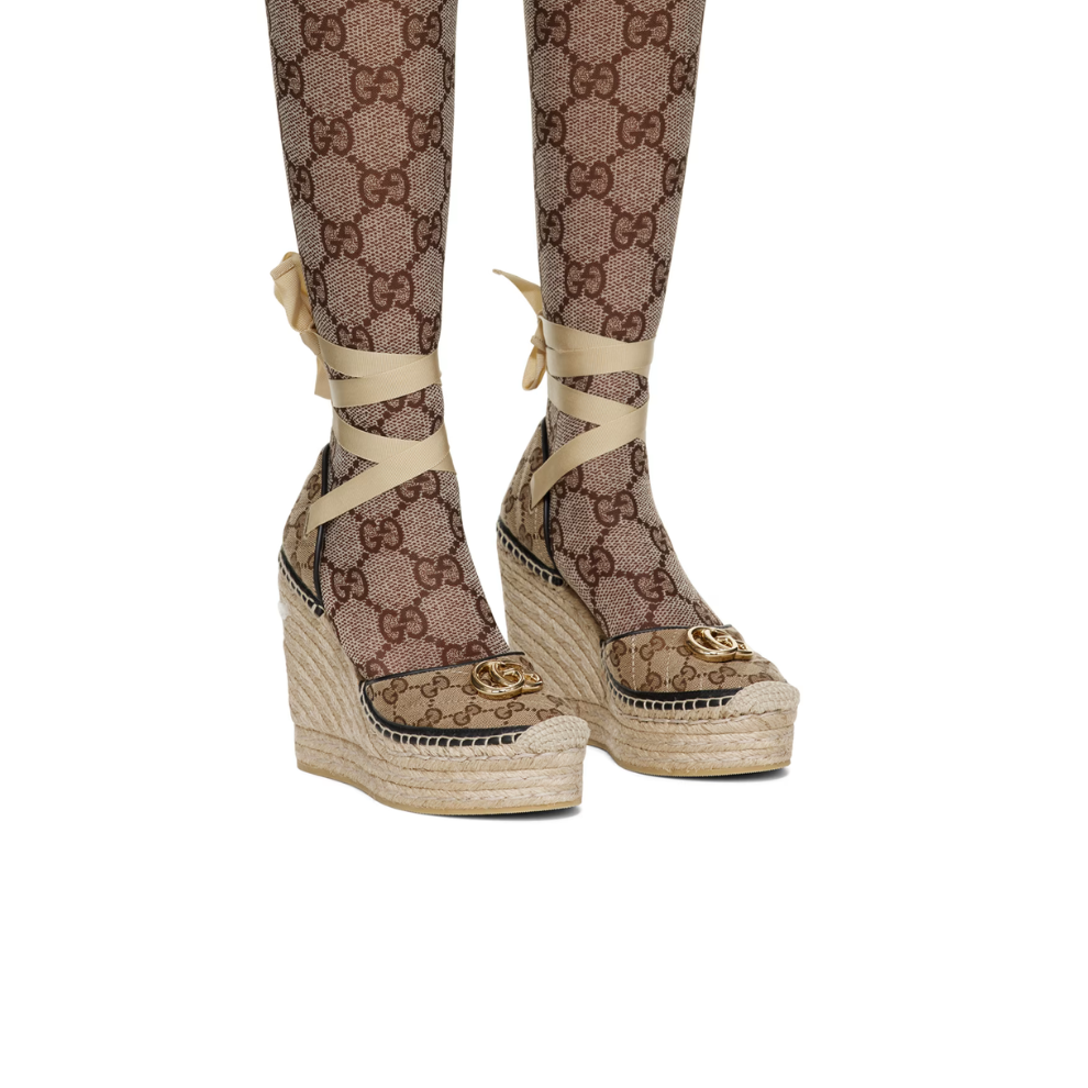 GUCCI Beige GG Espadrilles