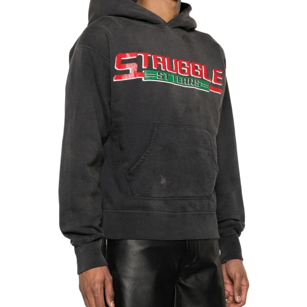 SAINT MXXXXXX Struggle Tears cotton hoodie