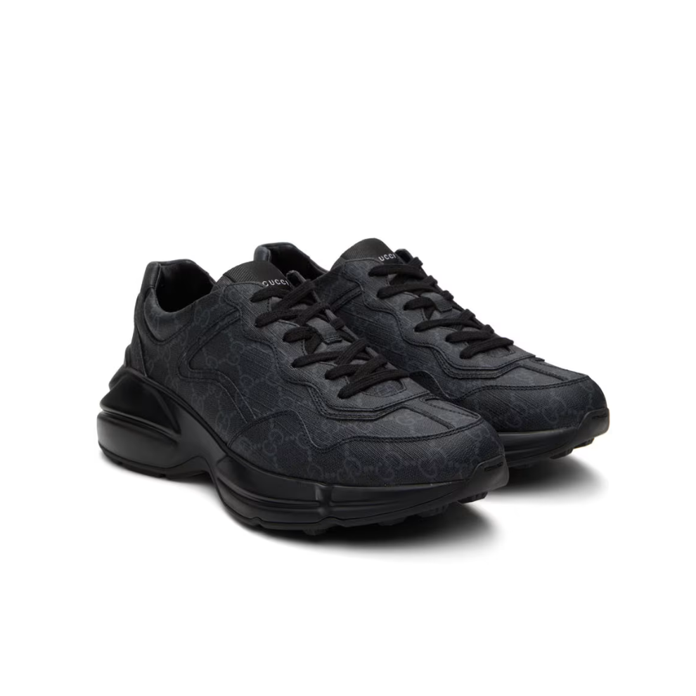 GUCCI Black Rhyton Sneakers