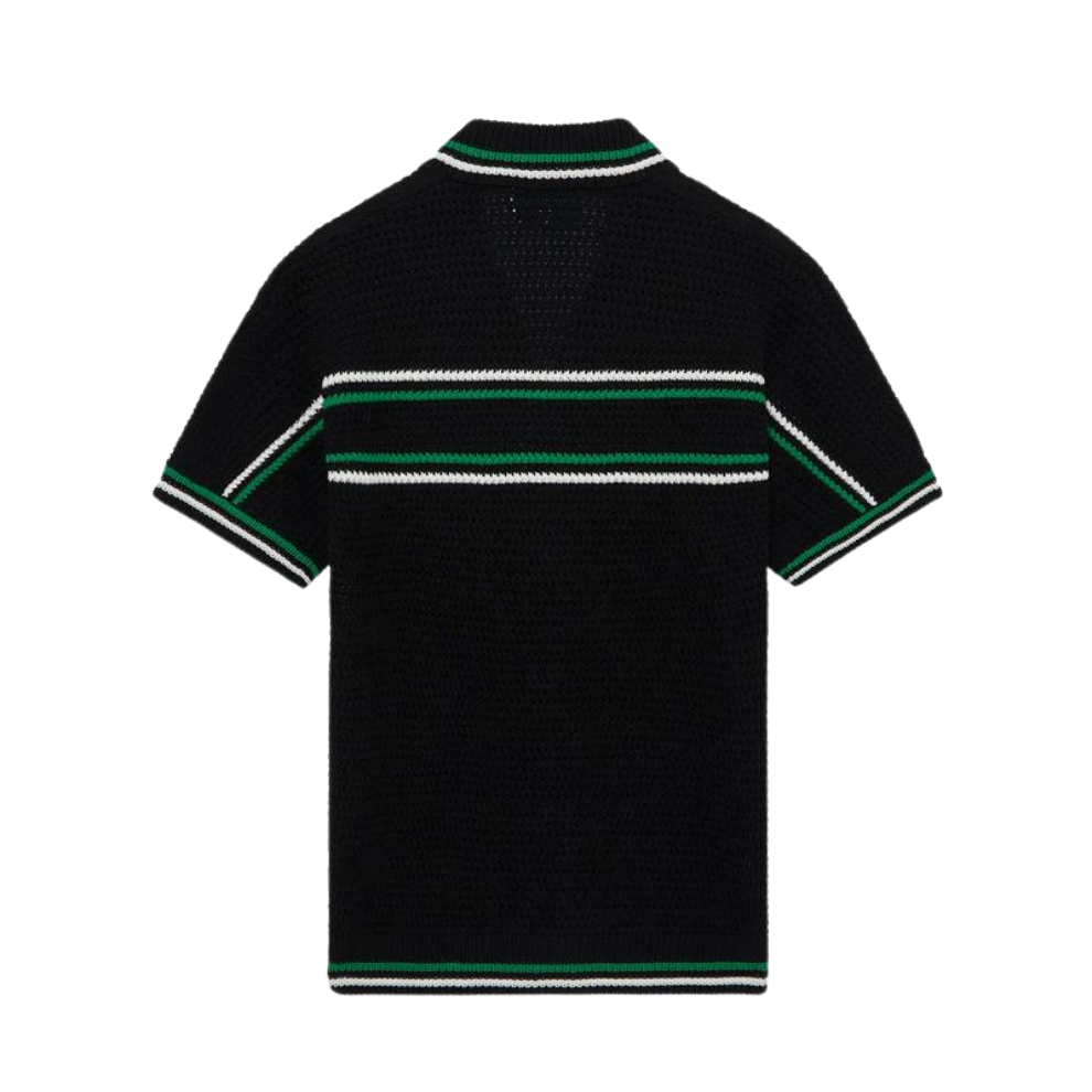 CASABLANCA Crochet Tennis Shirt