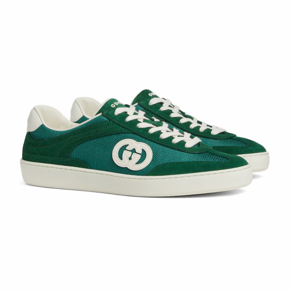 Gucci mens monogram shoes online