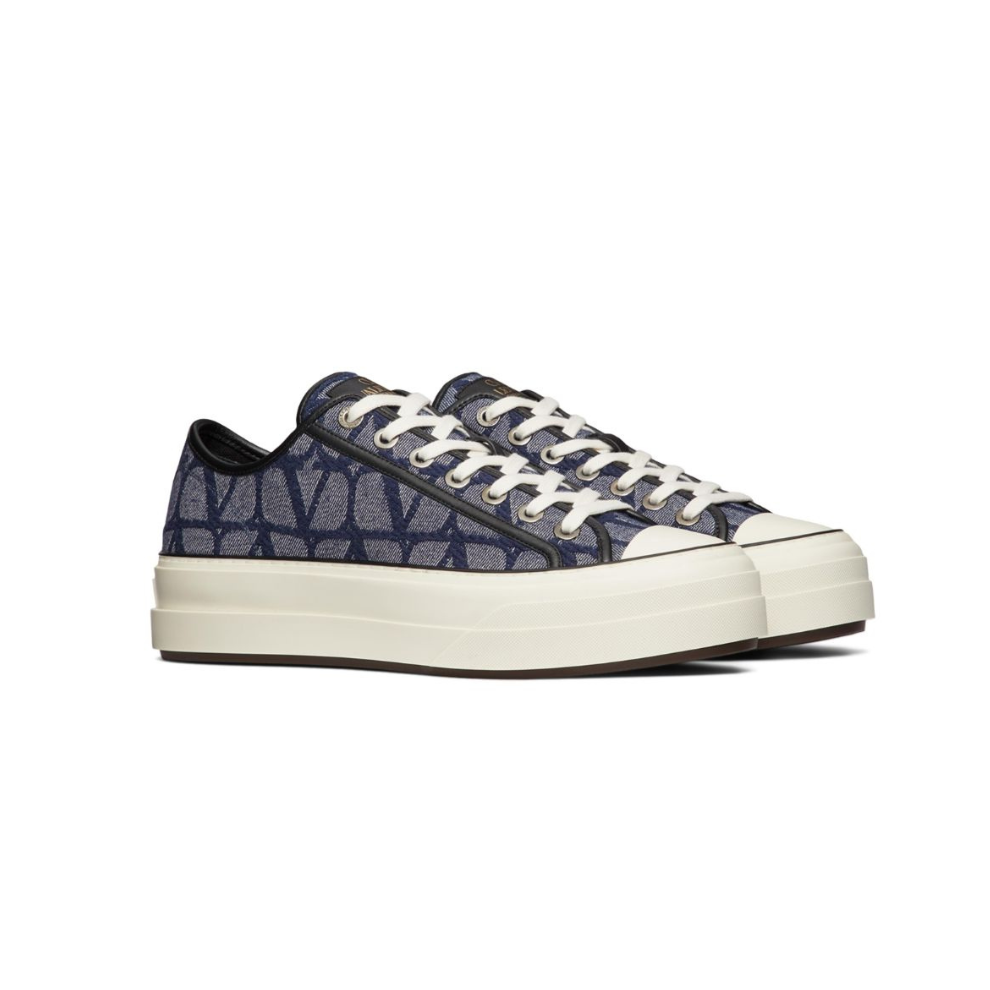 VALENTINO GARAVANI  DENIM-EFFECT JACQUARD TOIL