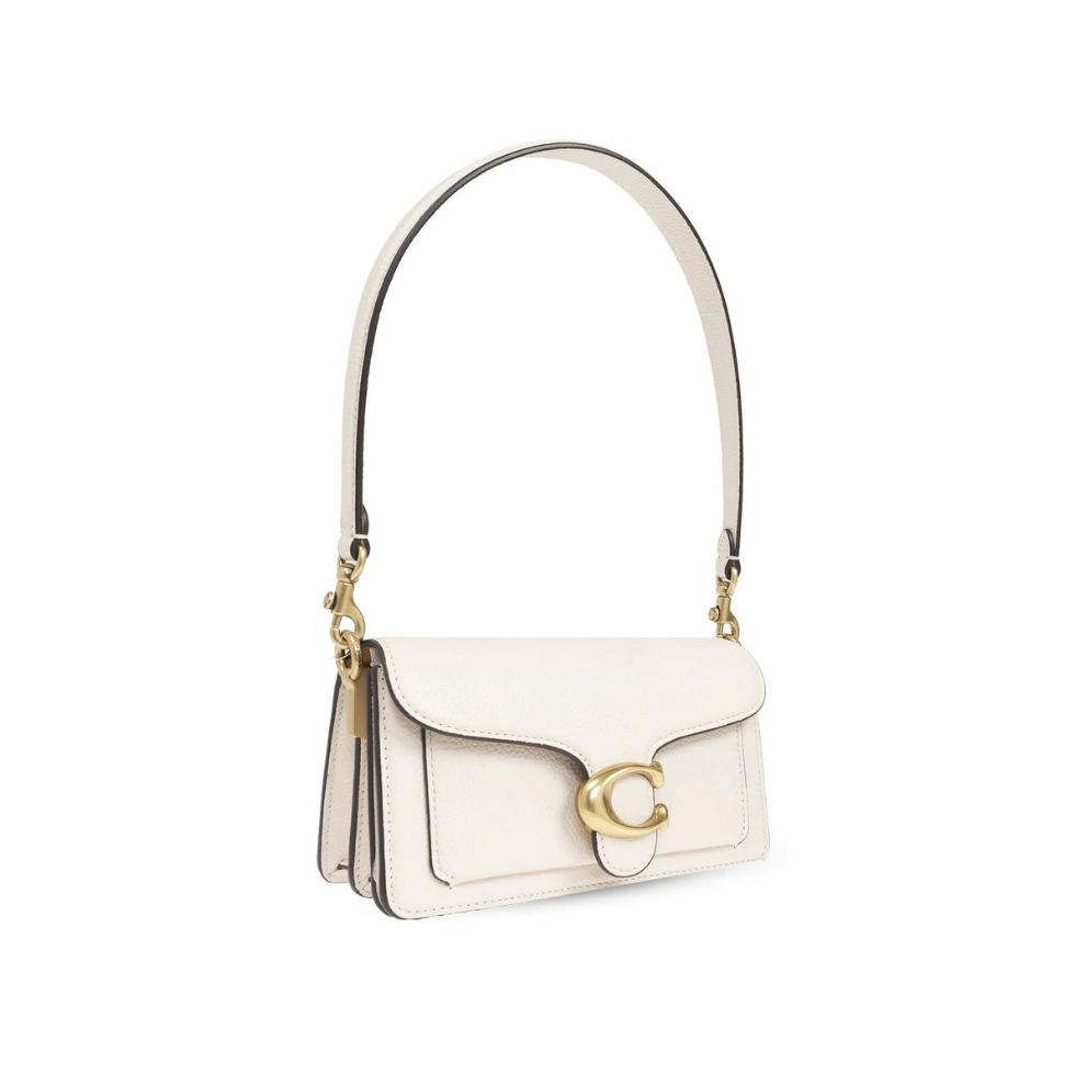 Coach Tabby 20 Logo Plaque Shoulder Bag