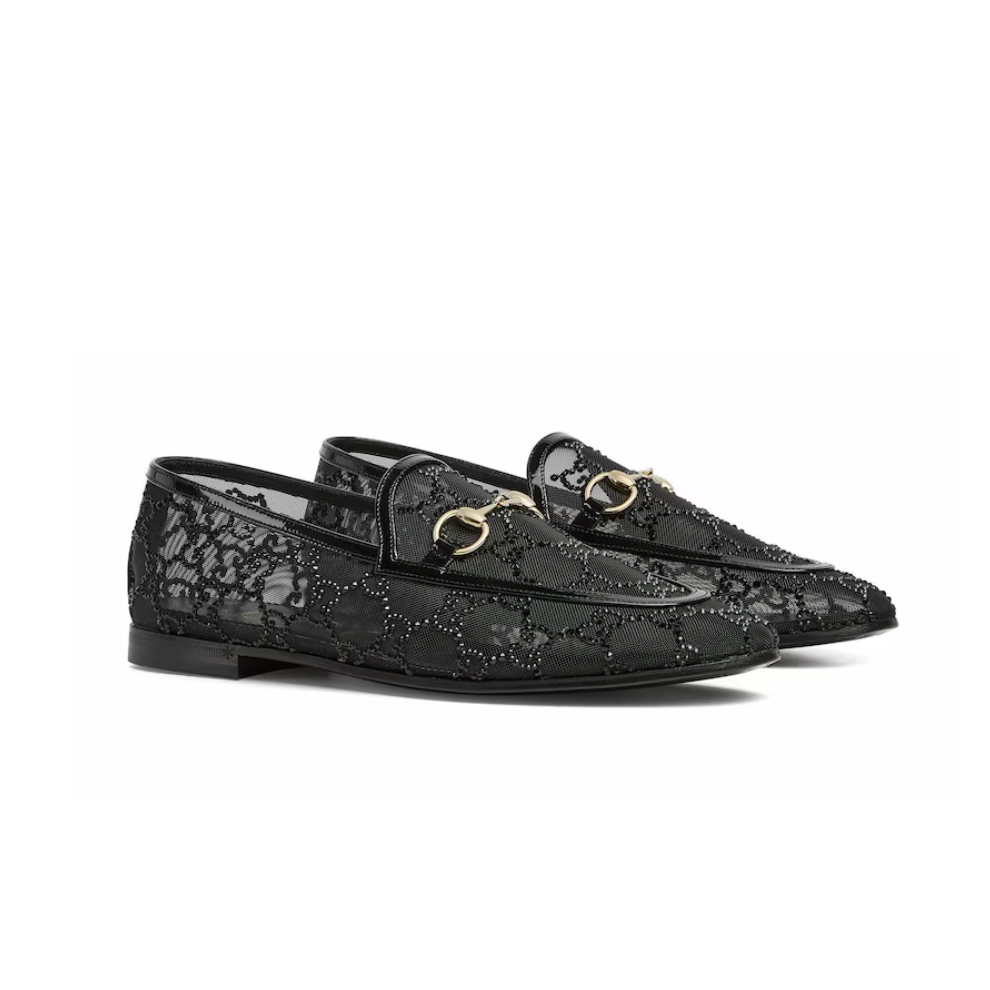 Gucci Women's GG crystal Gucci Jordaan loafer