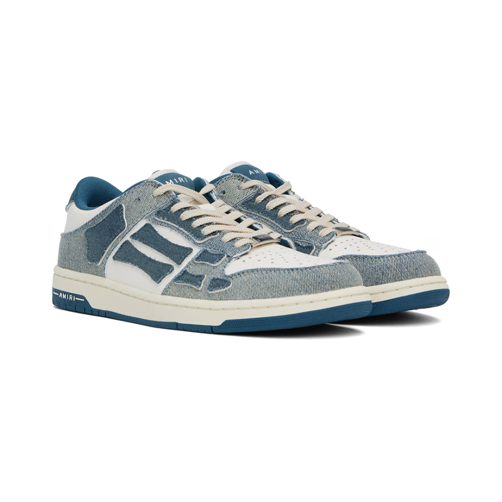 AMIRI Vintage Denim Skel Top Low