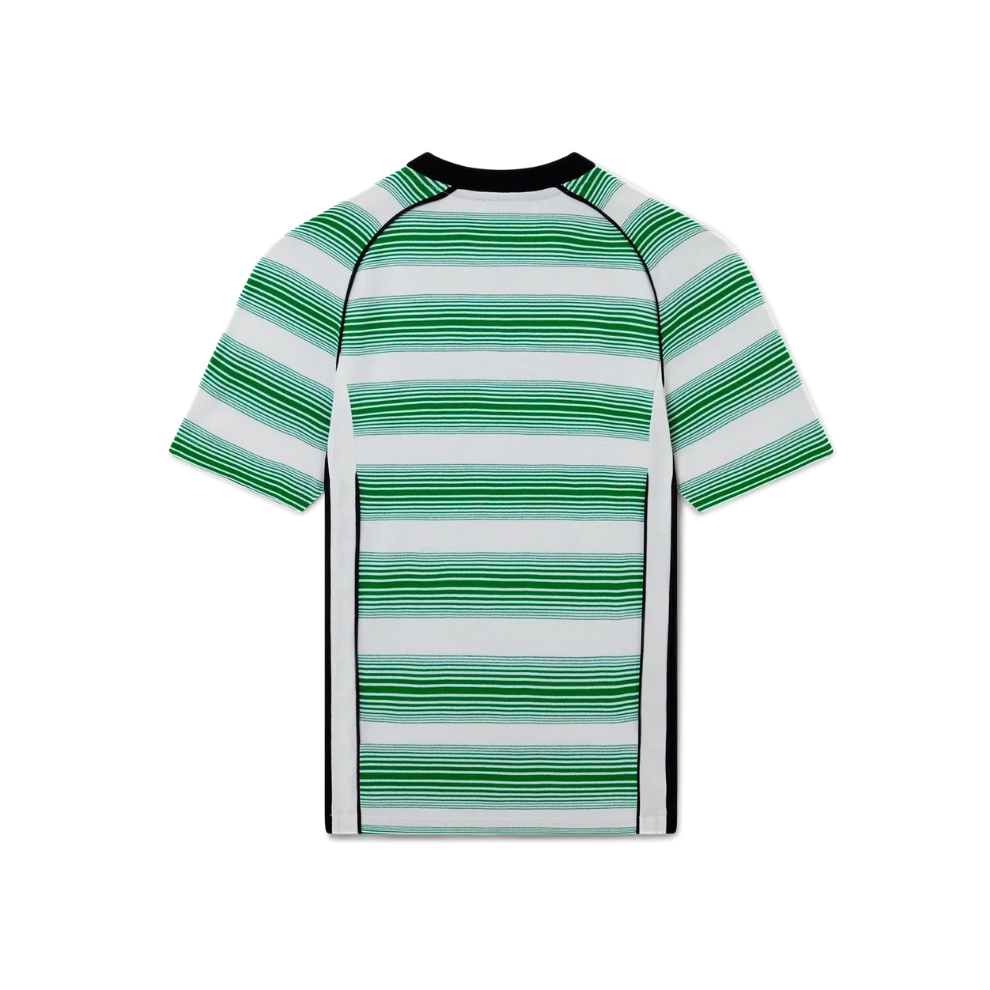 Casablanca White & Green Stripe T-Shirt