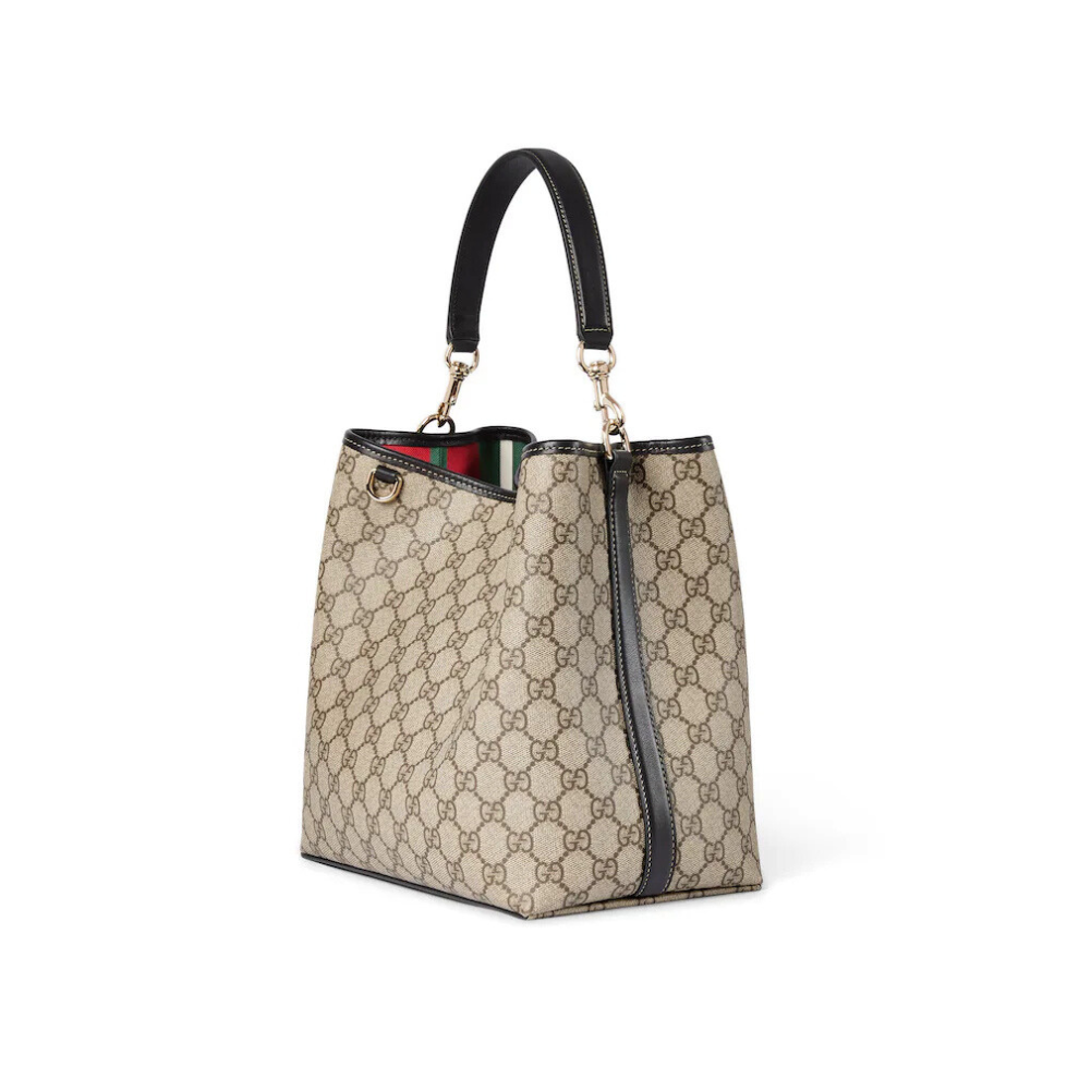 Gucci GG Emblem medium bucket bag