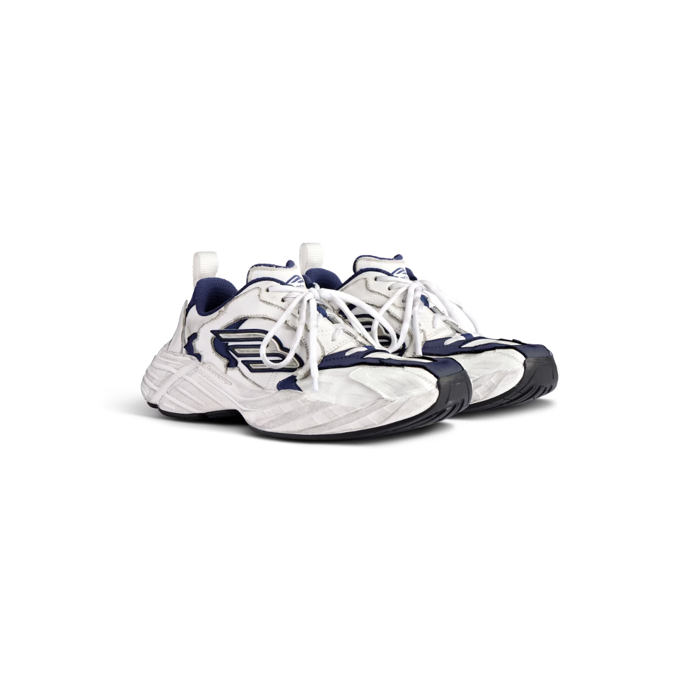 Balenciaga Men's Monday Shoe in Navy/white