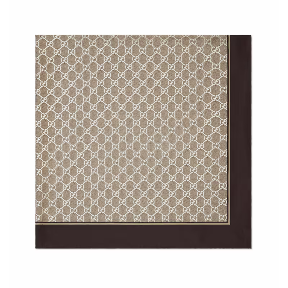 Gucci Printed silk carré