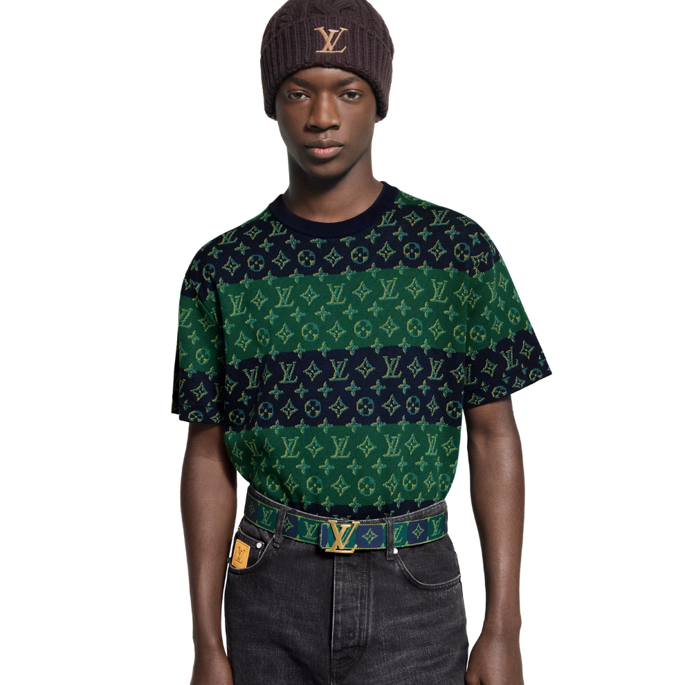 LOUIS VUITTON Monogram Short-Sleeved Crewneck