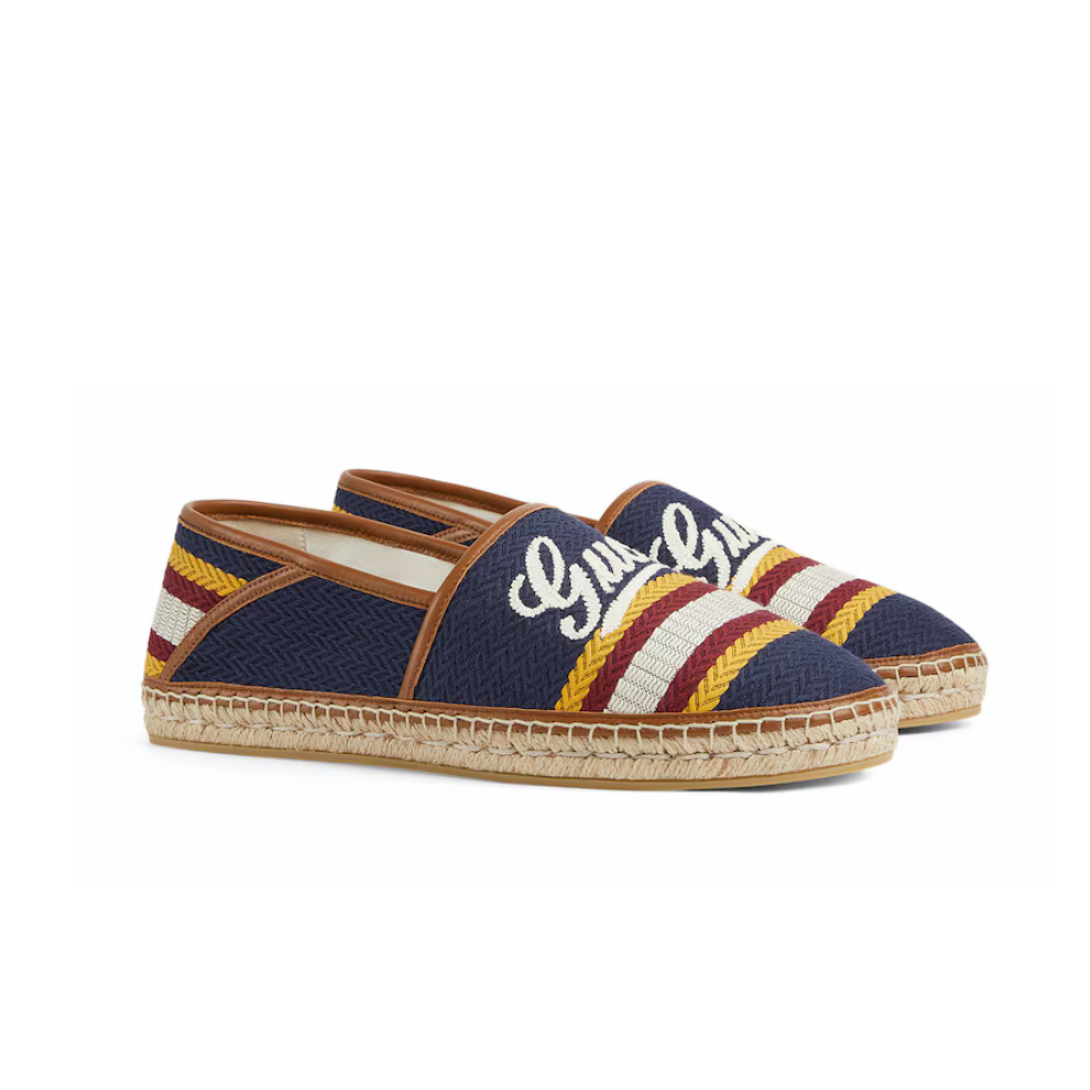 Gucci Men's espadrille with Gucci script