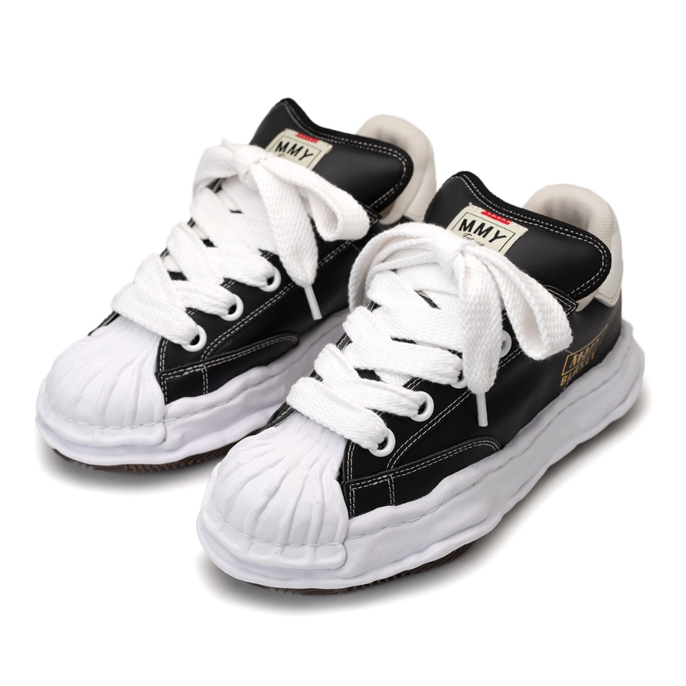 Maison MIHARA YASUHIRO"BLAKEY PUFFER" OG Sole Leather Low-top Sneaker