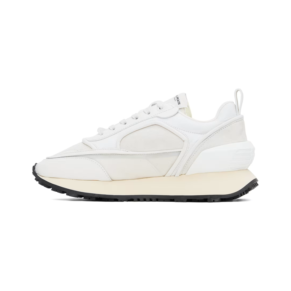 BALMAIN Off-White B-Court Sneakers