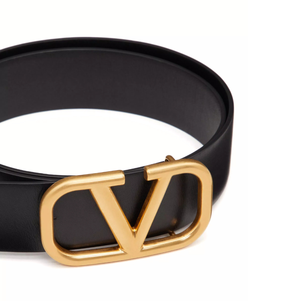 Valentino Vlogo Signature Calfskin Belt 40mm
