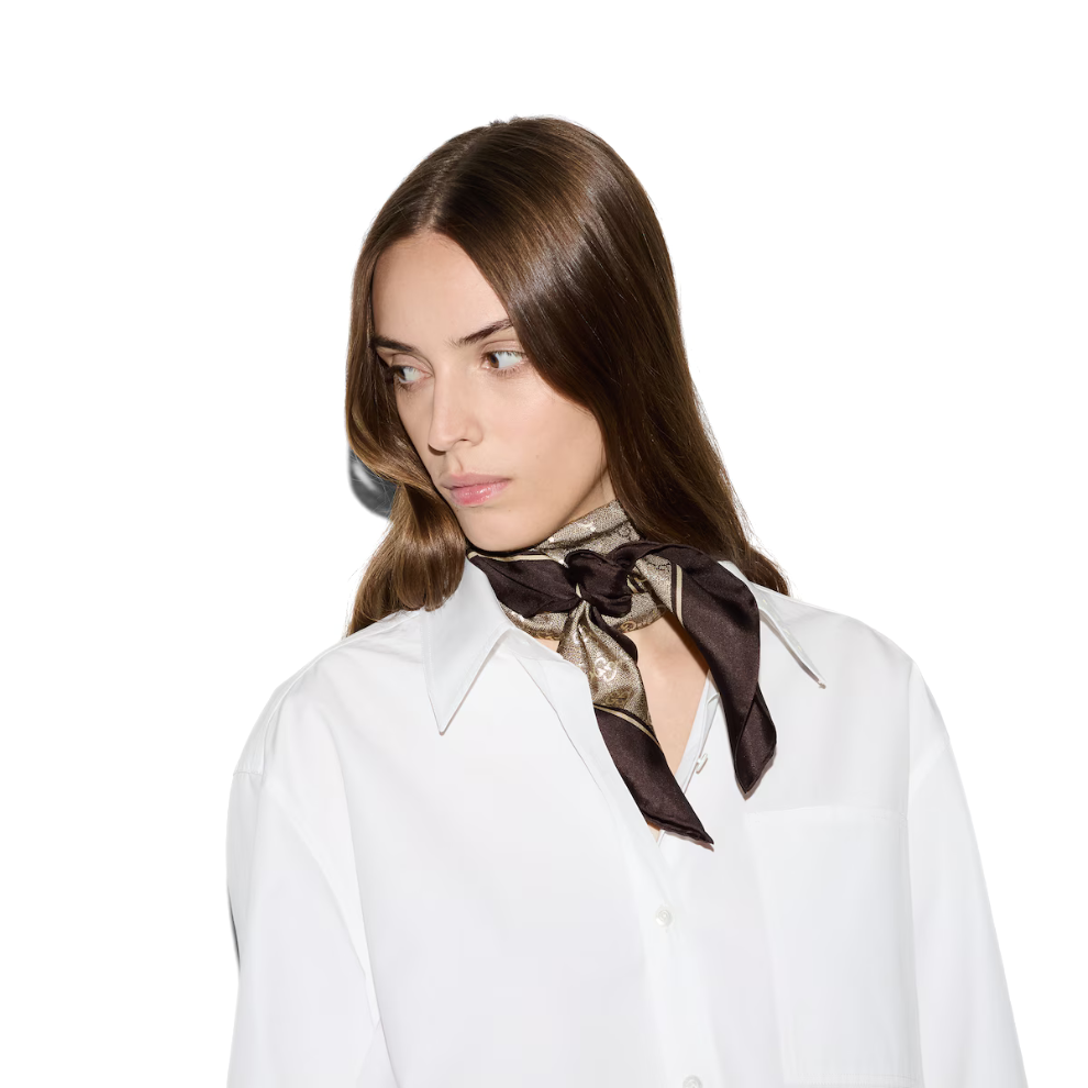 Gucci Printed silk carré