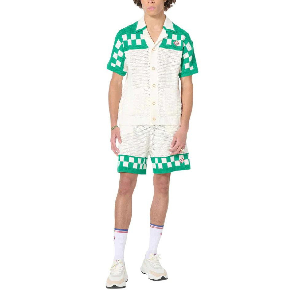 CASABLANCA Knitted Crochet Shorts