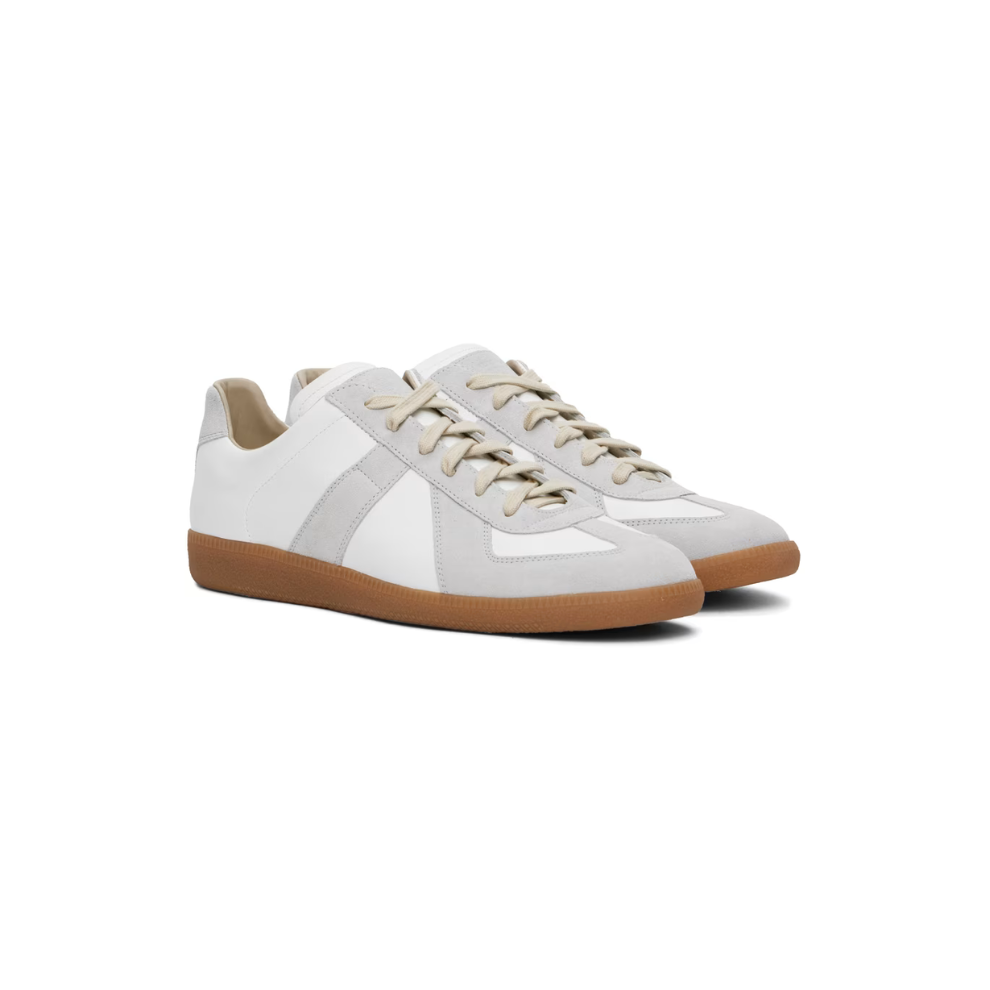 Maison Margiela White & Gray Replica Sneakers