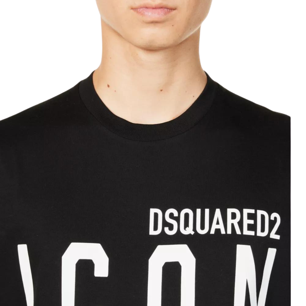 DSQUARED2 Icon logo-print short-sleeve cotton-jersey T-shirt