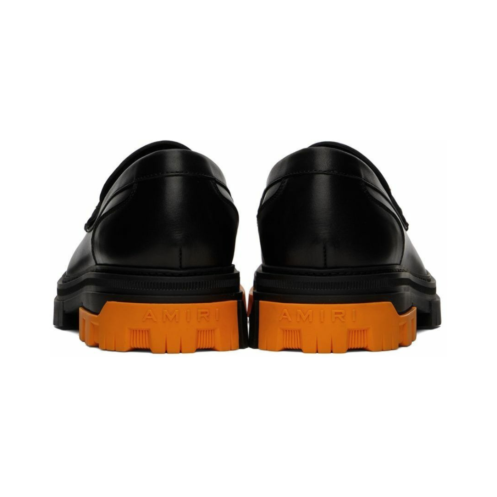 AMIRI Black Military Slip-On Loafers