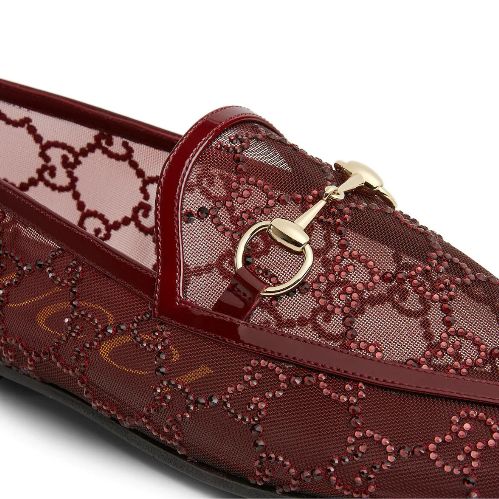 Gucci Women's GG crystal Gucci Jordaan loafer