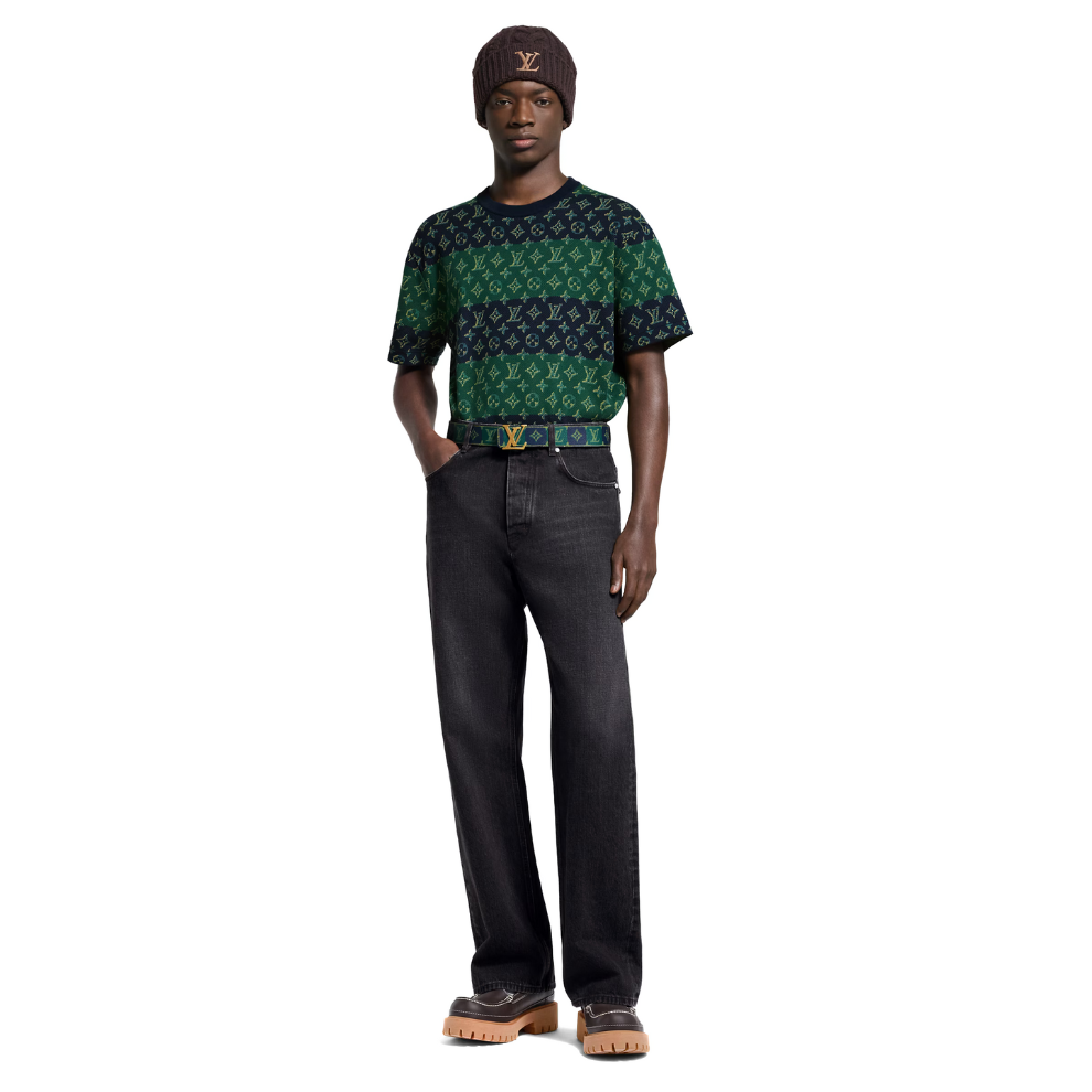 LOUIS VUITTON Monogram Short-Sleeved Crewneck