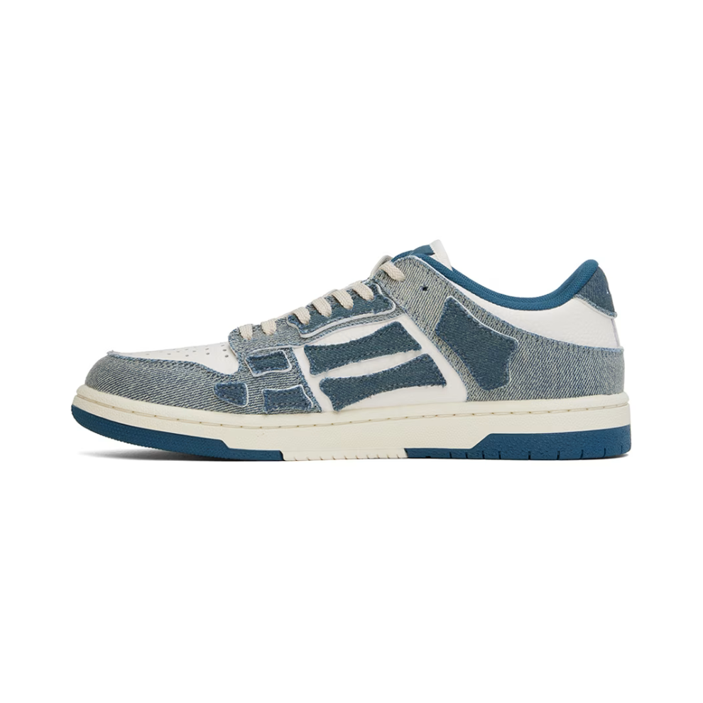 AMIRI Vintage Denim Skel Top Low