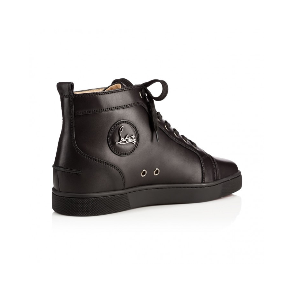 CHRISTIAN LOUBOUTIN Louis High-top sneakers - Calf leather - Black