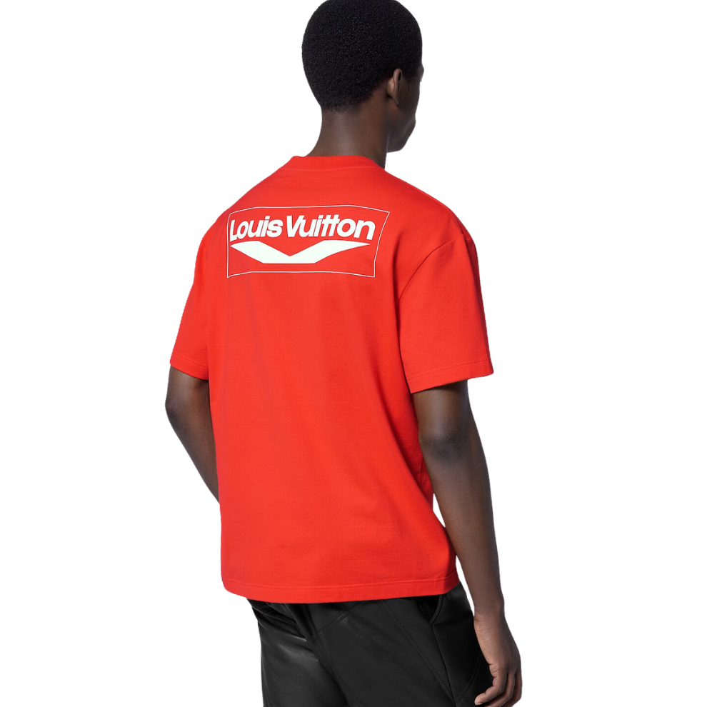 LOUIS VUITTON Short-Sleeved Cotton T-Shirt