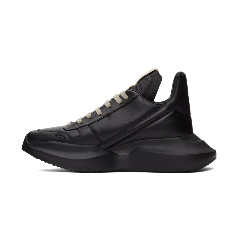 RICK OWENS Black Geth Sneakers