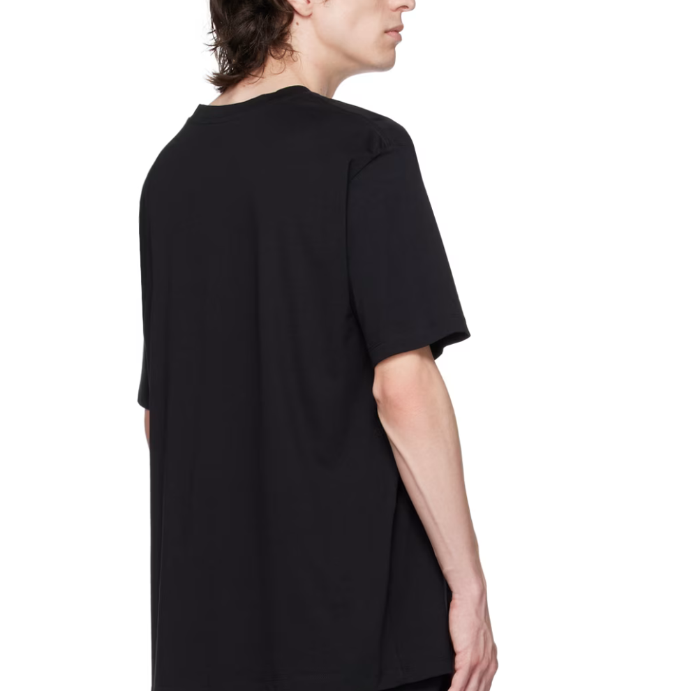 BALMAIN Black Printed T-Shirt