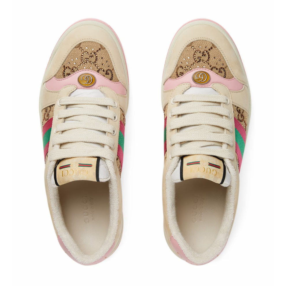 GUCCI SCREENER TRAINER WITH CRYSTALS