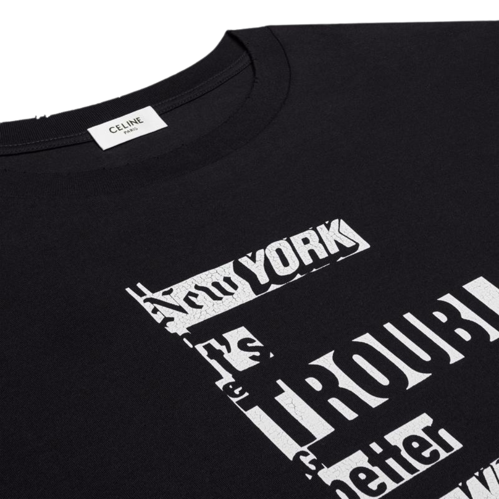 CELINE DASH SNOW LOOSE T-SHIRT