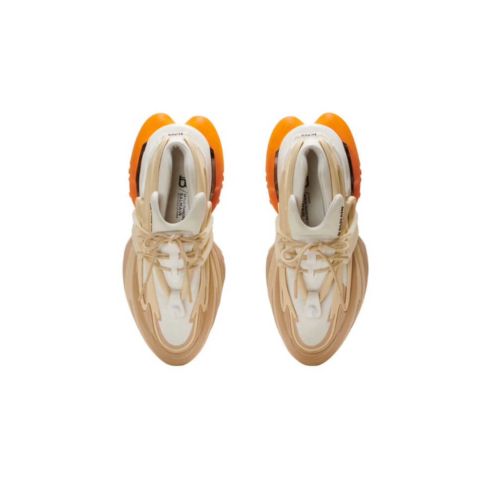 BALMAIN Unicorn sneakers in neoprene and leather