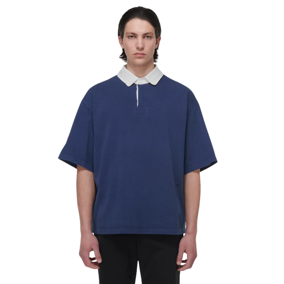 Bottega Veneta Relaxed Fit Washed-Out Jersey Polo