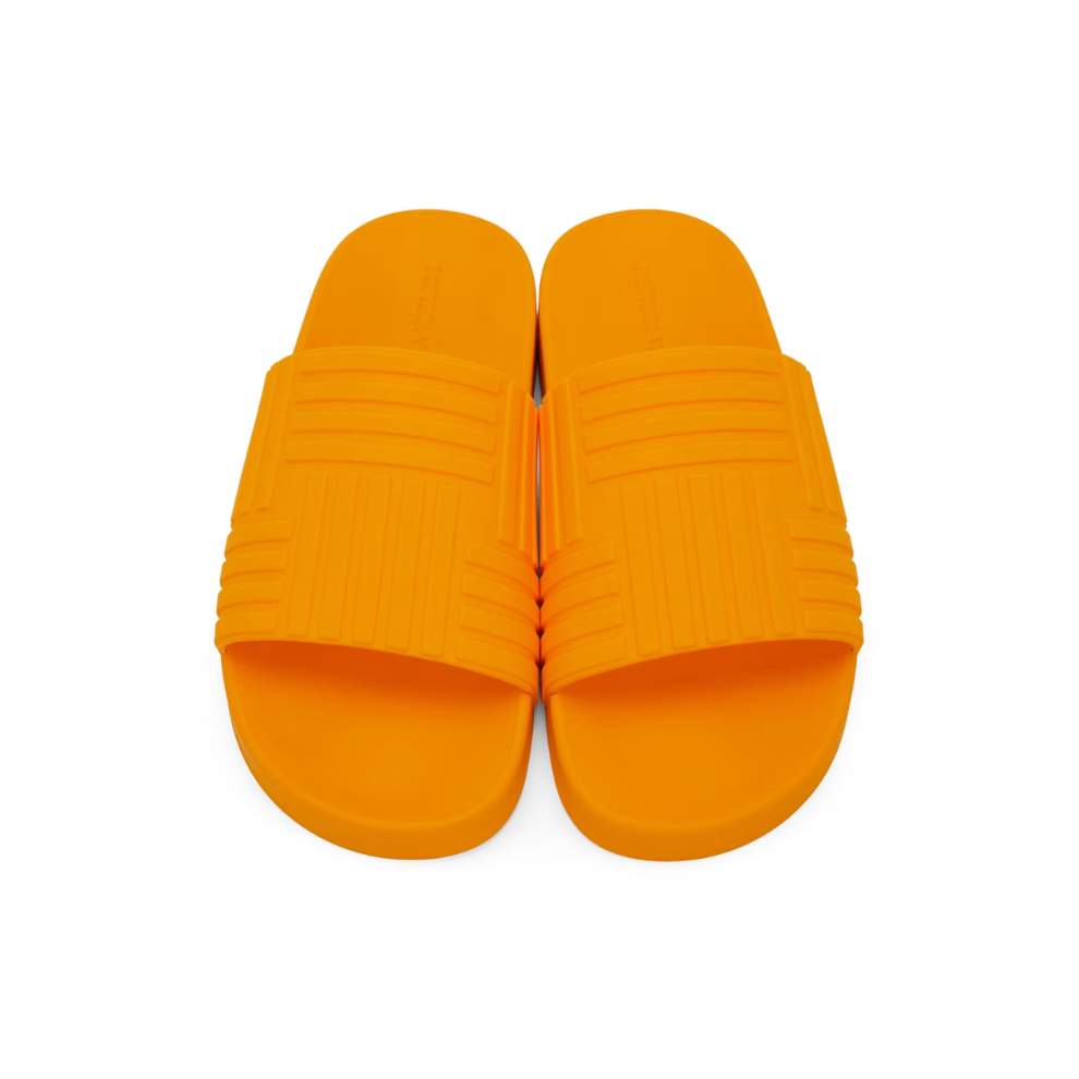 BOTTEGA VENETA Orange Slider Sandals