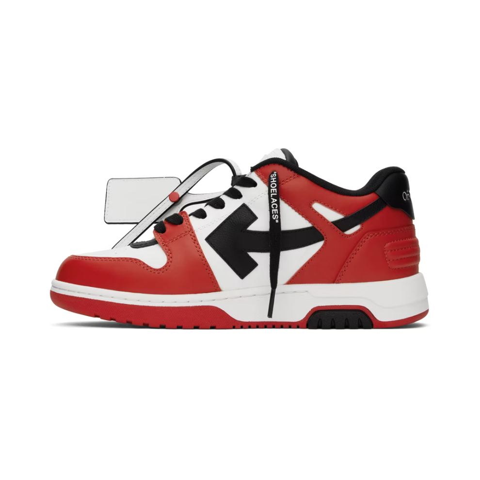 OFF-WHITE Red & Black Out Of Office Sneakers