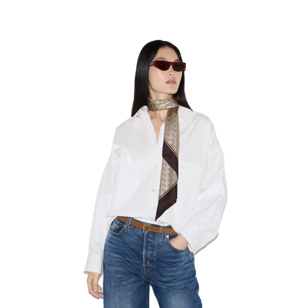 Gucci Printed silk carré