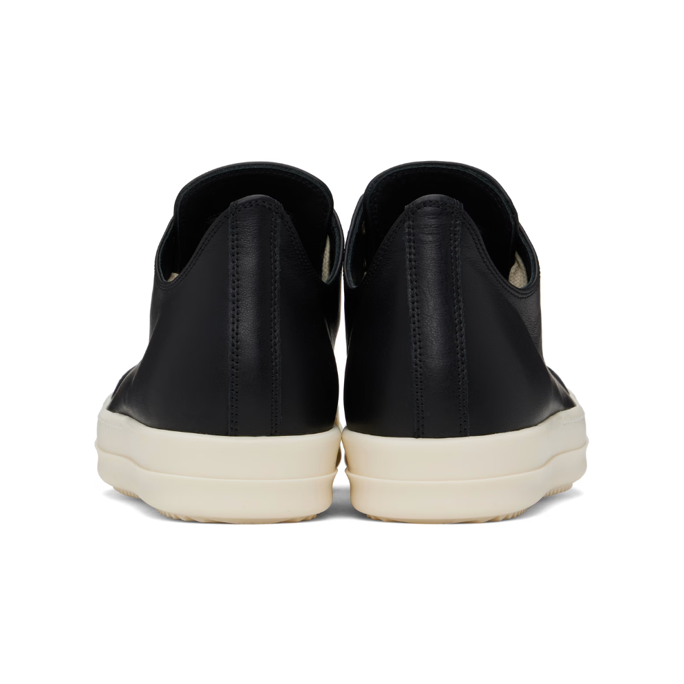 Rick Owens Black Hollywood Low Sneaks Sneakers