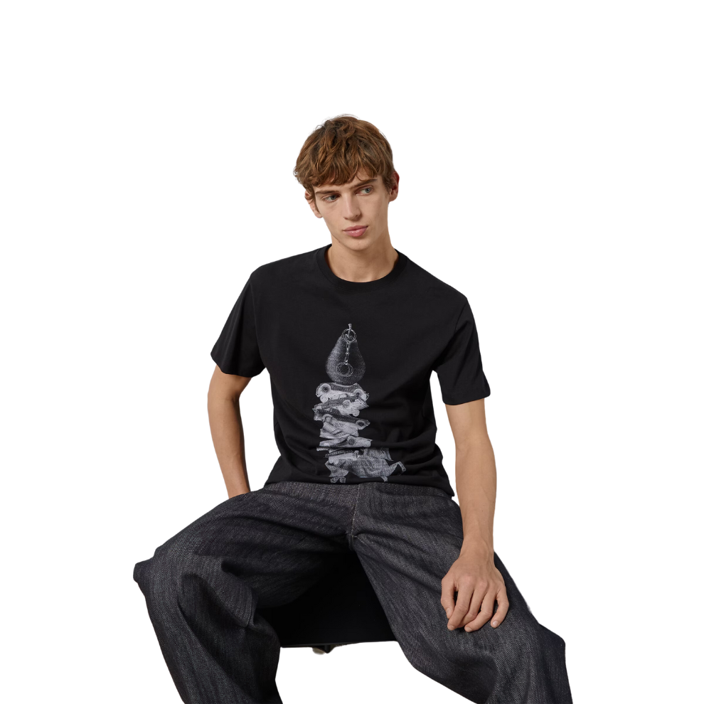 GUCCI COTTON JERSEY PRINTED T-SHIRT