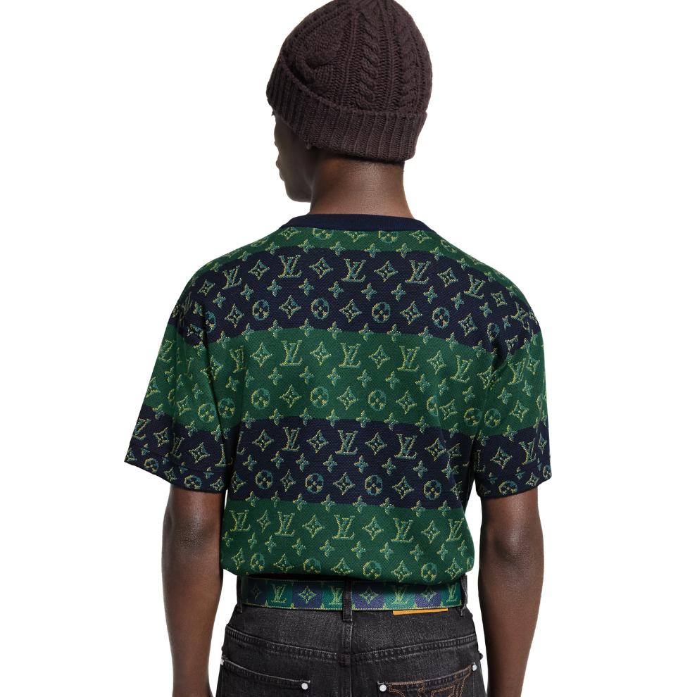 LOUIS VUITTON Monogram Short-Sleeved Crewneck
