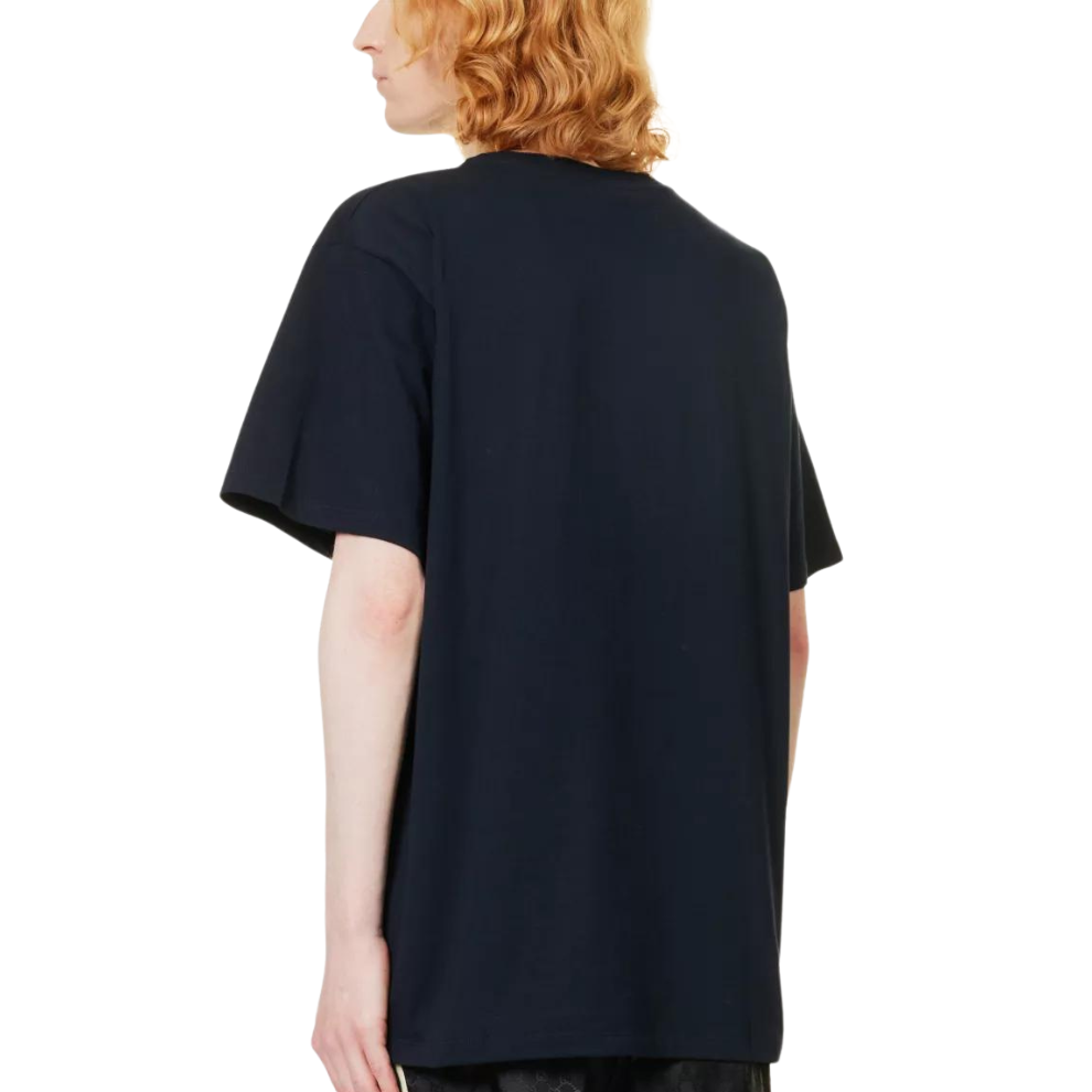 GUCCI Brand-print relaxed-fit cotton-jersey T-shirt