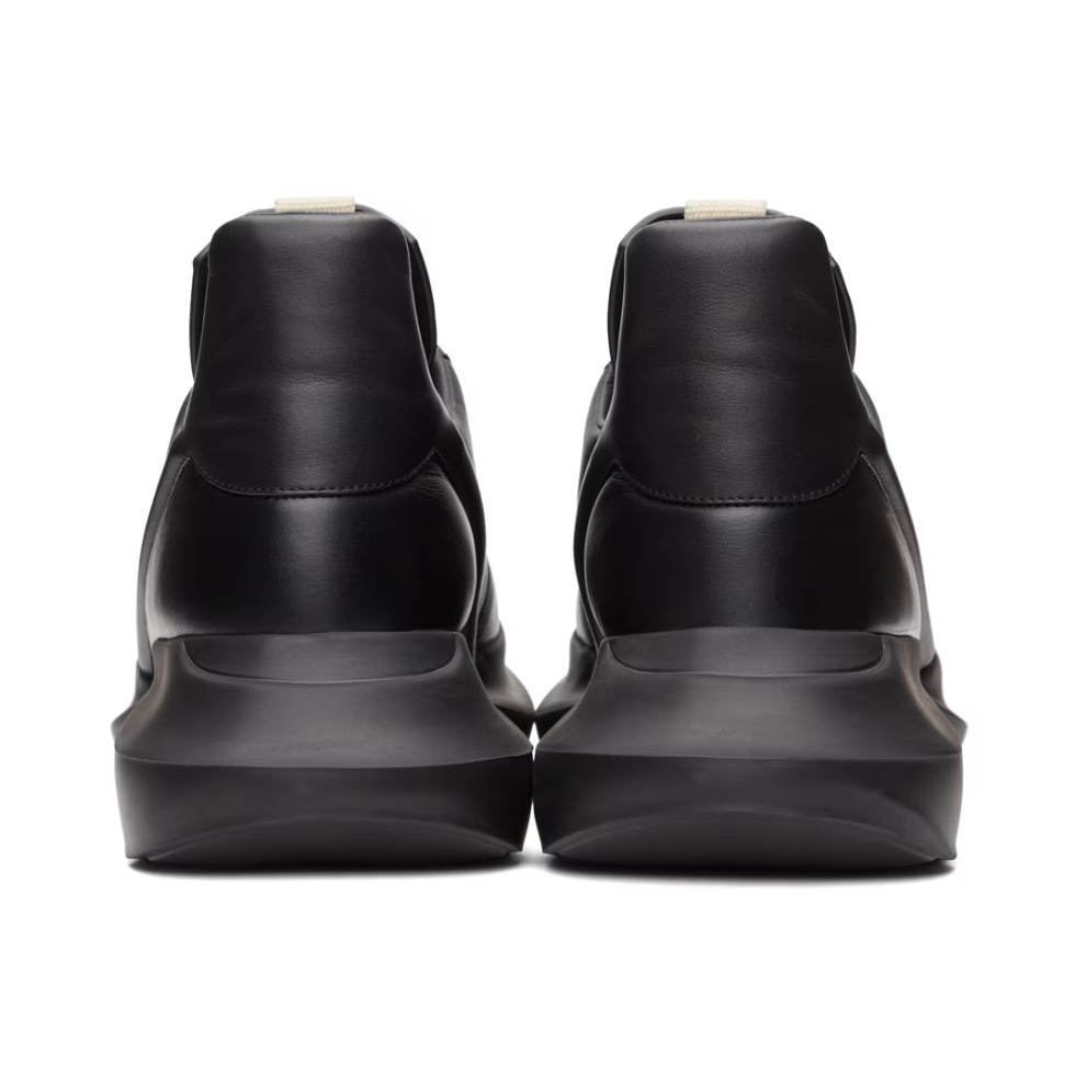 RICK OWENS Black Geth Sneakers