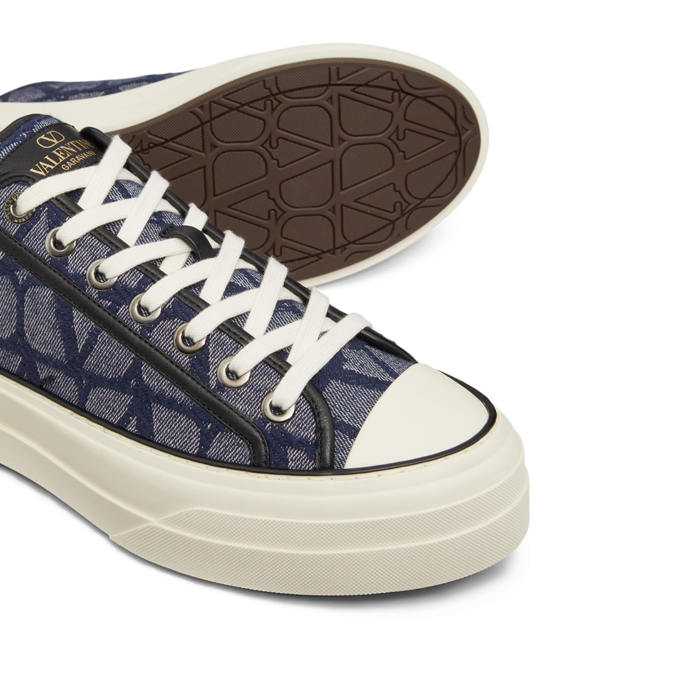 VALENTINO GARAVANI  DENIM-EFFECT JACQUARD TOIL