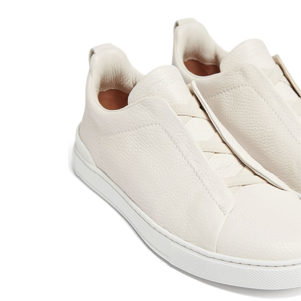 ZEGNA White Deerskin Triple Stitch™