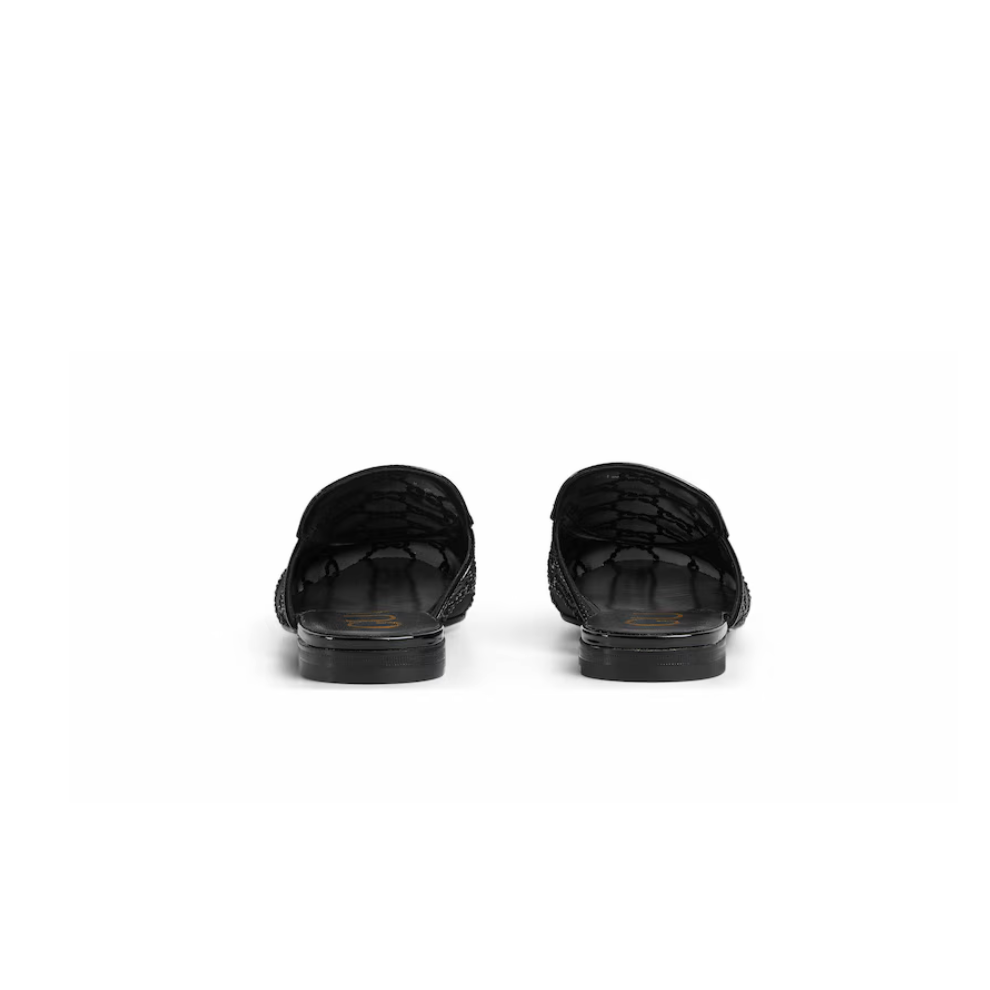 Gucci Women's GG crystal Princetown slipper