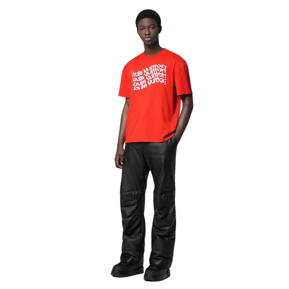 LOUIS VUITTON Short-Sleeved Cotton T-Shirt